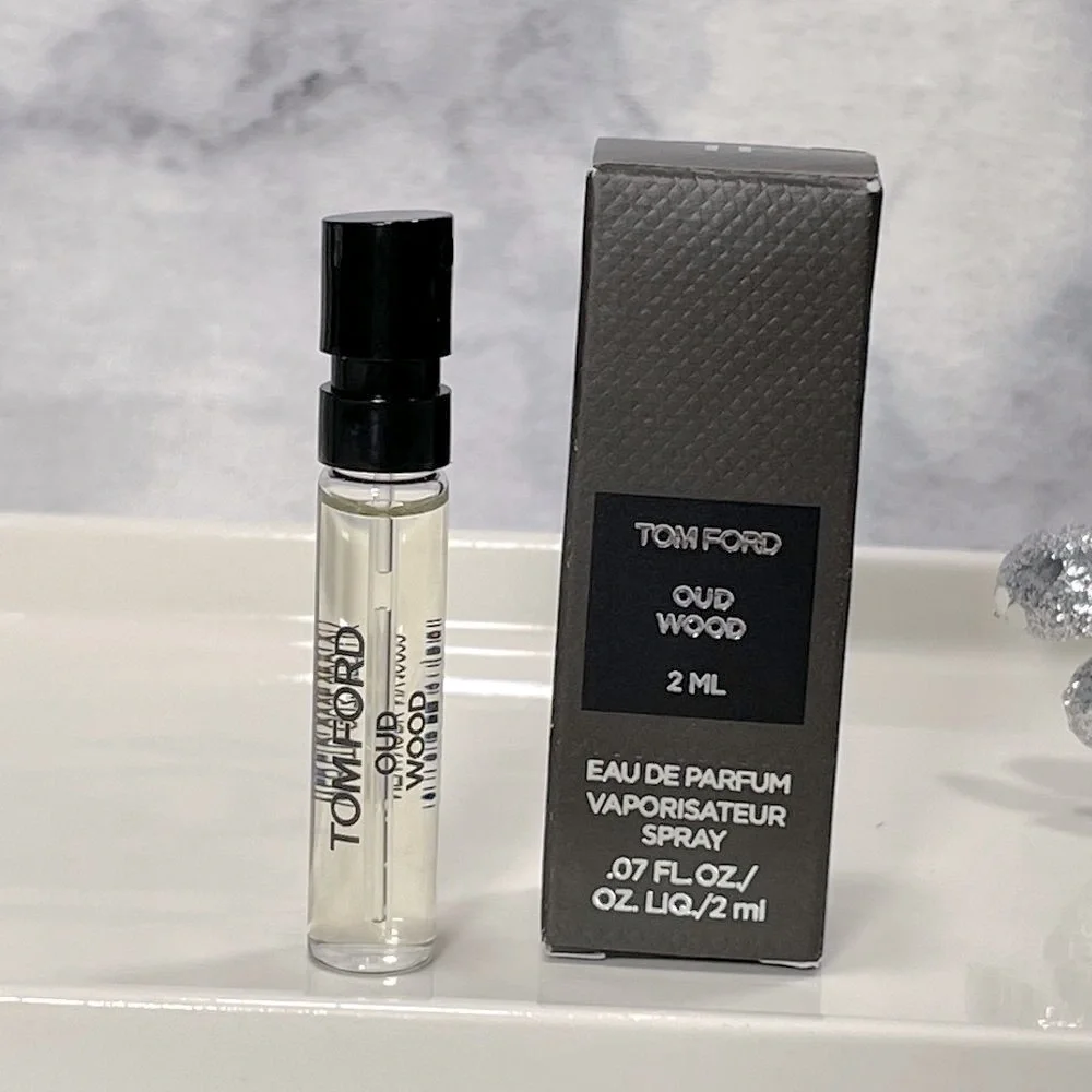 TOM FORD Oud Wood EDP,Earthy Woody Oud Pepper-Sample Spray 2ml,0.07oz-BOXED-NEW
